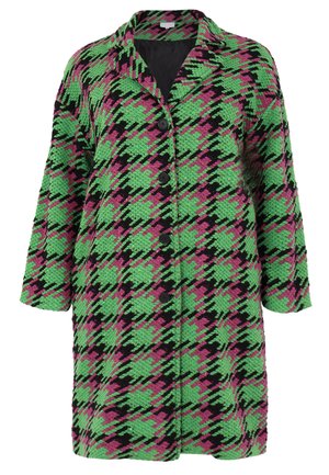 YOEK CHECK PRINT - Manteau classique - green