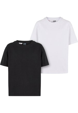BOYFRIEND TEE 2-PACK - Navadna majica - black white