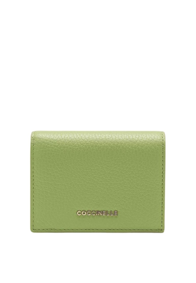 Coccinelle METALLIC SOFT - Monedero - guacamole