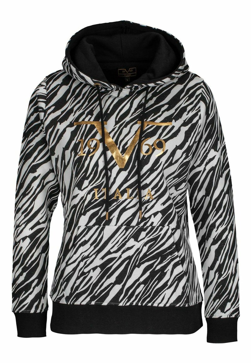 Damen Sweatshirts | v1969 Italia NADINE Kapuzenpullover black/schwarz - ZM00375 Damen Sweatshirts | v1969 Italia NADINE Kapuzenpullover black/schwarz - ZM00375