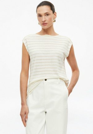s.Oliver T-SHIRT - T-Shirt print - creme