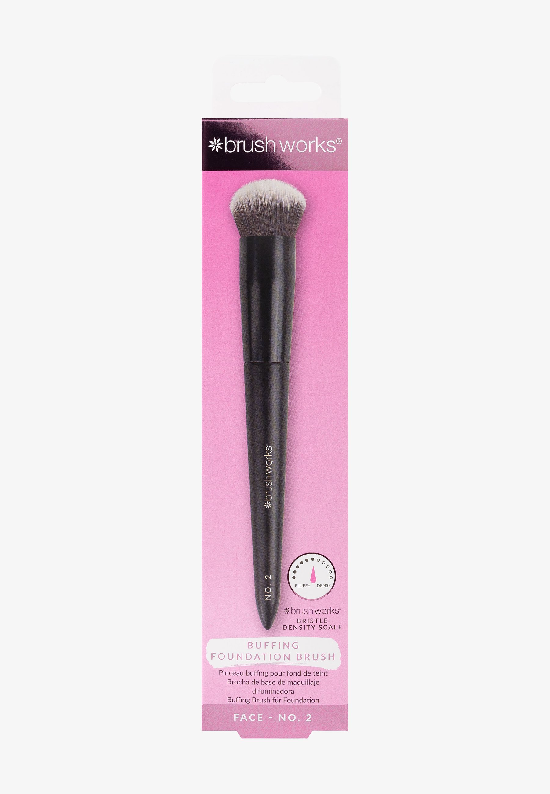 Brushworks HD Foundation Pinsel | 40 G, Dichter Borstenkopf | Für Makelloses Make-up