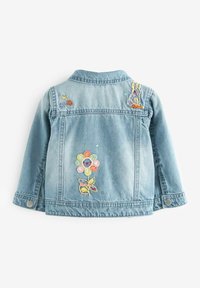 Next EMBROIDERED UNICORN - Jeansjacka - mid blue