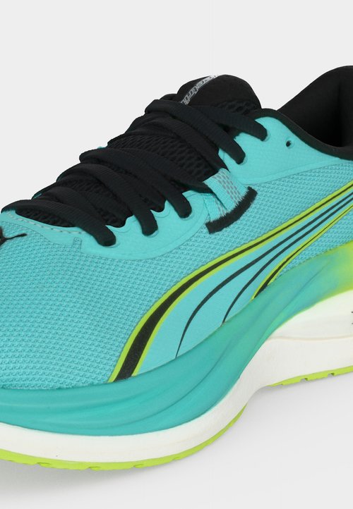 PUMA ELECTRIFY NITRO 5 JR UNISEX - Road running shoes - intense mint/sunny lime/black/mint tea/white — foto 7