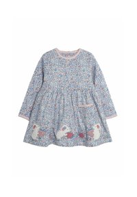 JoJo Maman Bébé MOUSE APPLIQUÉ DITSY FLORAL REGULAR FIT - Rochie de zi - pink