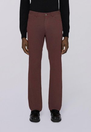 5 TASCHE THE ICONIC 380 IN DRILL MELANGE - Pantaloni - brown bologna