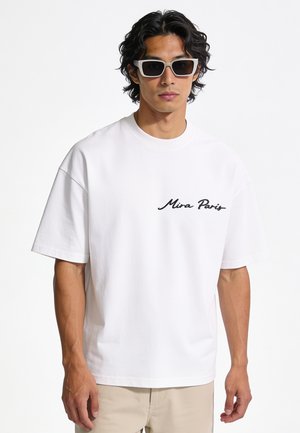 Mira Paris, ESSENTIAL OVERSIZED BOXY TEE 26 UNISEX - T-Shirt basic - white