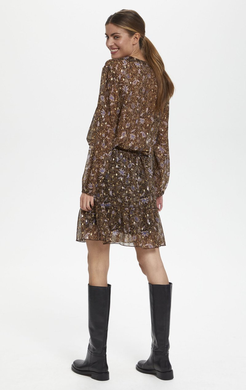 Damen Jeansröcke | Saint Tropez Faltenrock black winter paisley/schwarz - VI42051 Damen Jeansröcke | Saint Tropez Faltenrock black winter paisley/schwarz - VI42051