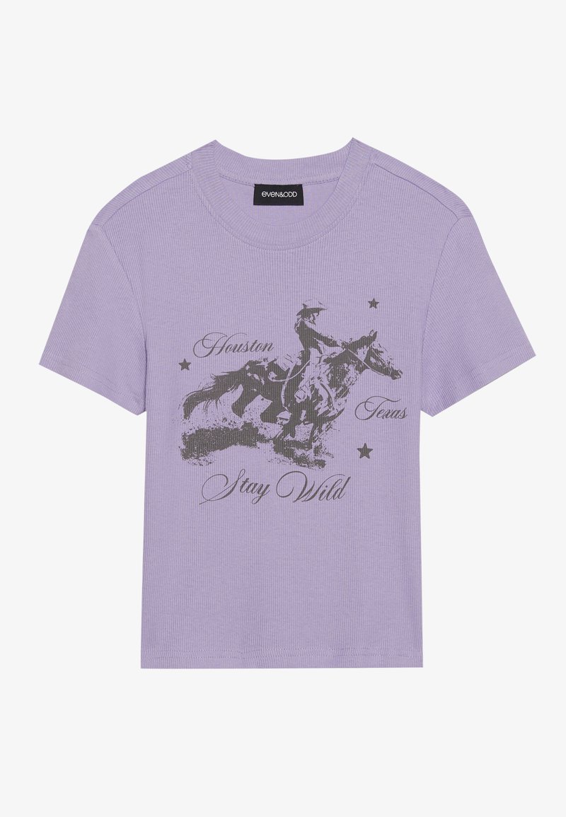 Even&Odd T-shirt print paars