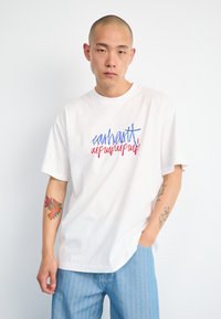 Carhartt WIP - STEREO  - Print T-shirt - white Thumbnail Image 1