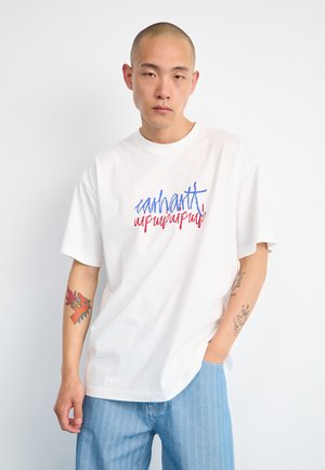 STEREO  - T-shirt print - white