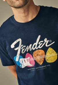 Next LICENSE REGULAR - T-Shirt print - navy fender