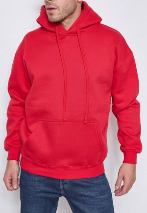 Sweat à capuche - rouge