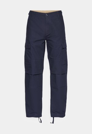 AVIATION PANT - Armijas stila bikses - dark navy rinsed