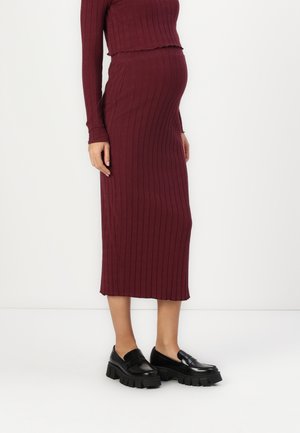 Jupe crayon - bordeaux