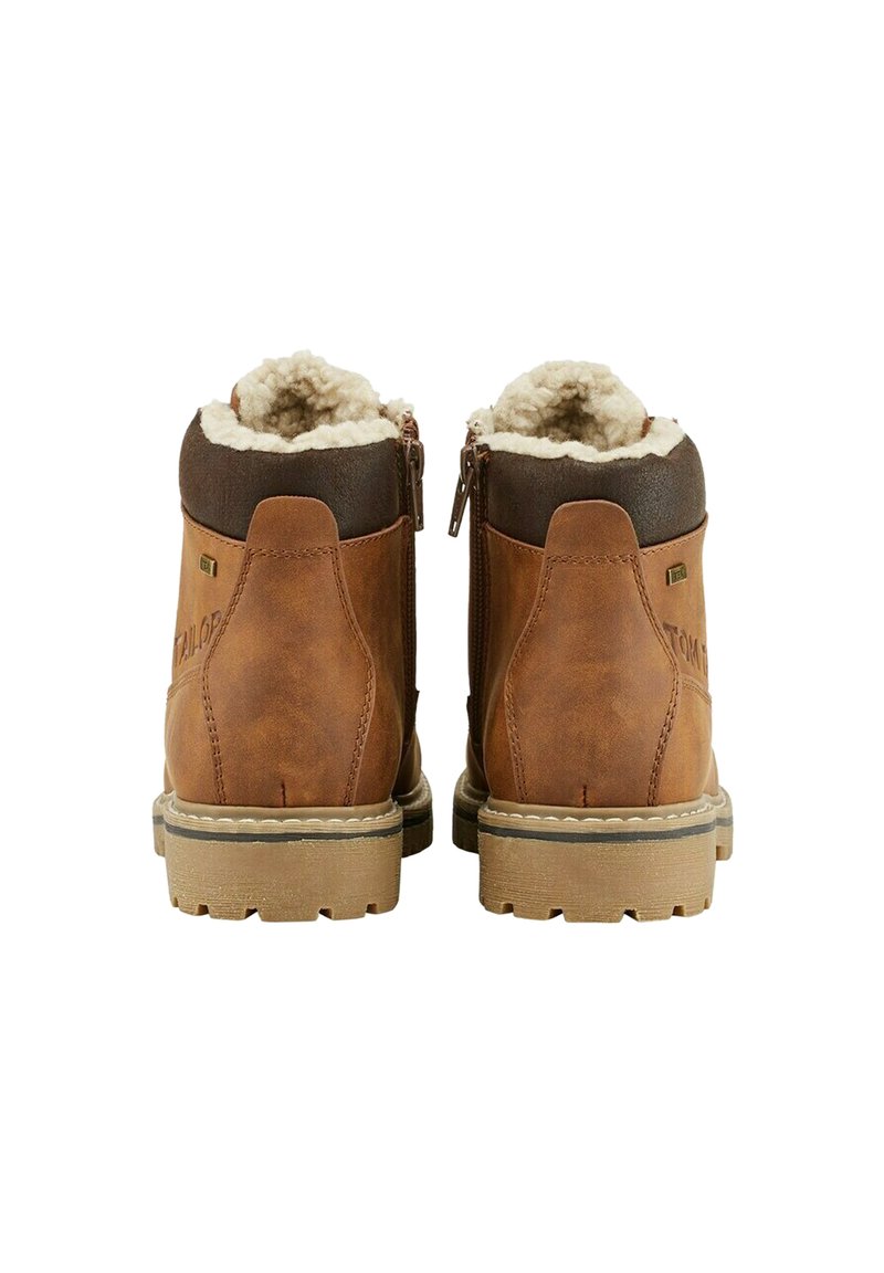 TOM TAILOR Bottines à Lacets - Sand/beige