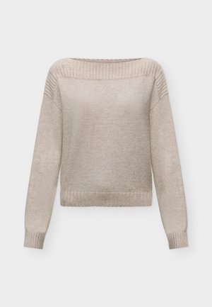 ONLY, ONLKATIA BOATNECK  - Пуловер - mocha meringue