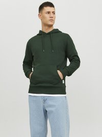 Jack & Jones JJEBASIC HOOD - Kapuzenpullover - mountain view