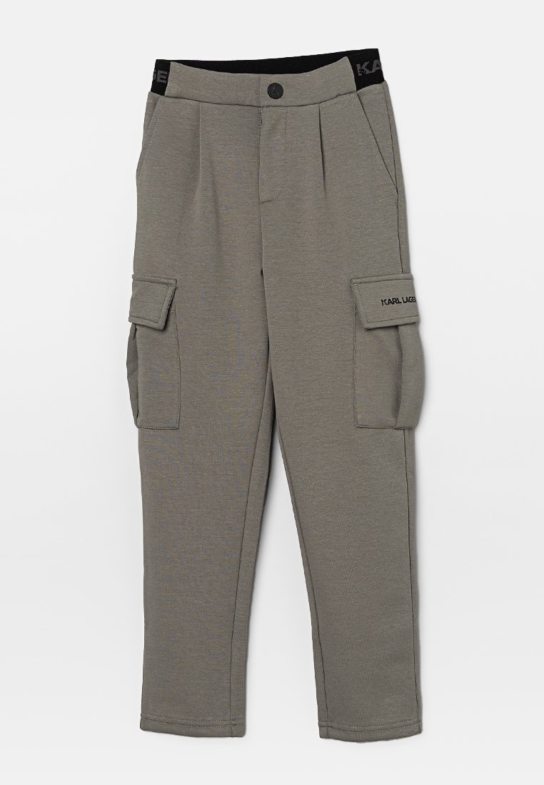 KARL LAGERFELD KIDS Cargobroek olijfgroen KARL LAGERFELD KIDS Cargobroek olijfgroen
