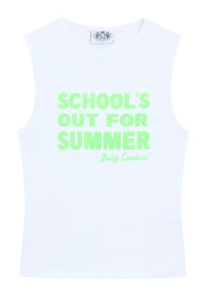 Juicy Couture, SCHOOLS OUT TANK - Débardeur - white