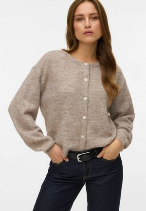 VMHOPE O NECK BUTTON - Gilet - moon rock