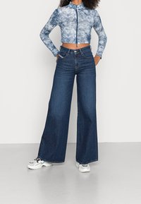 Diesel Flared jeans - dark-blue denim