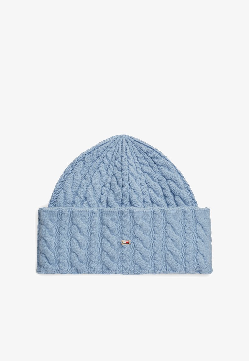 Small Rectangle Light Switch Tommy Hilfiger FLAG CABLE KNIT BEANIE WITH ALPACA - Beanie - southern ...