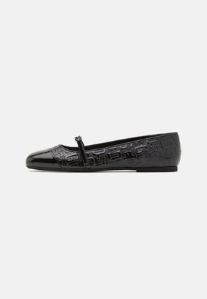 GCDS MONOGRAM UNISEX - Riemchenballerina - black