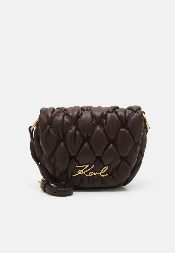 SIGNATURE KUILT - Cross body bag - dark chocolate4