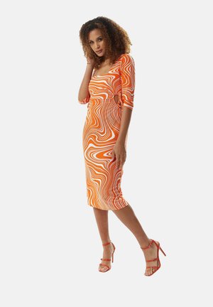 Shift dress - orange