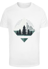 HIKE MORE MOUNTAINS - T-Shirt print - weiß