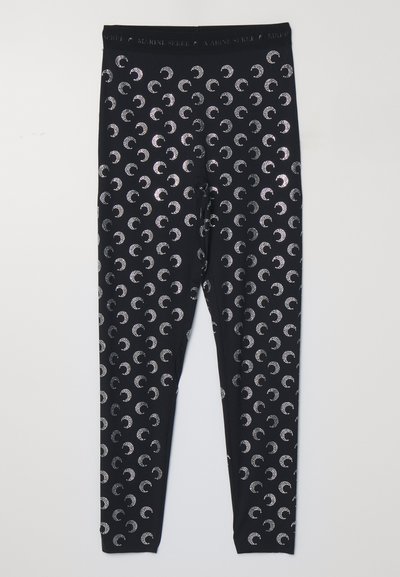 MARINE SERRE MOON  - Tamprės – kelnės - black strass