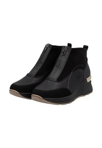 Rieker BASKET COMPENSÉ MOROKKO - Zapatillas altas - noir