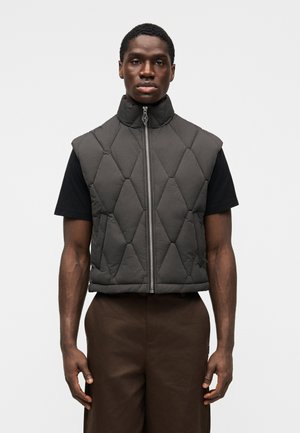 DIAMOND PADDED - Colete - smoke grey