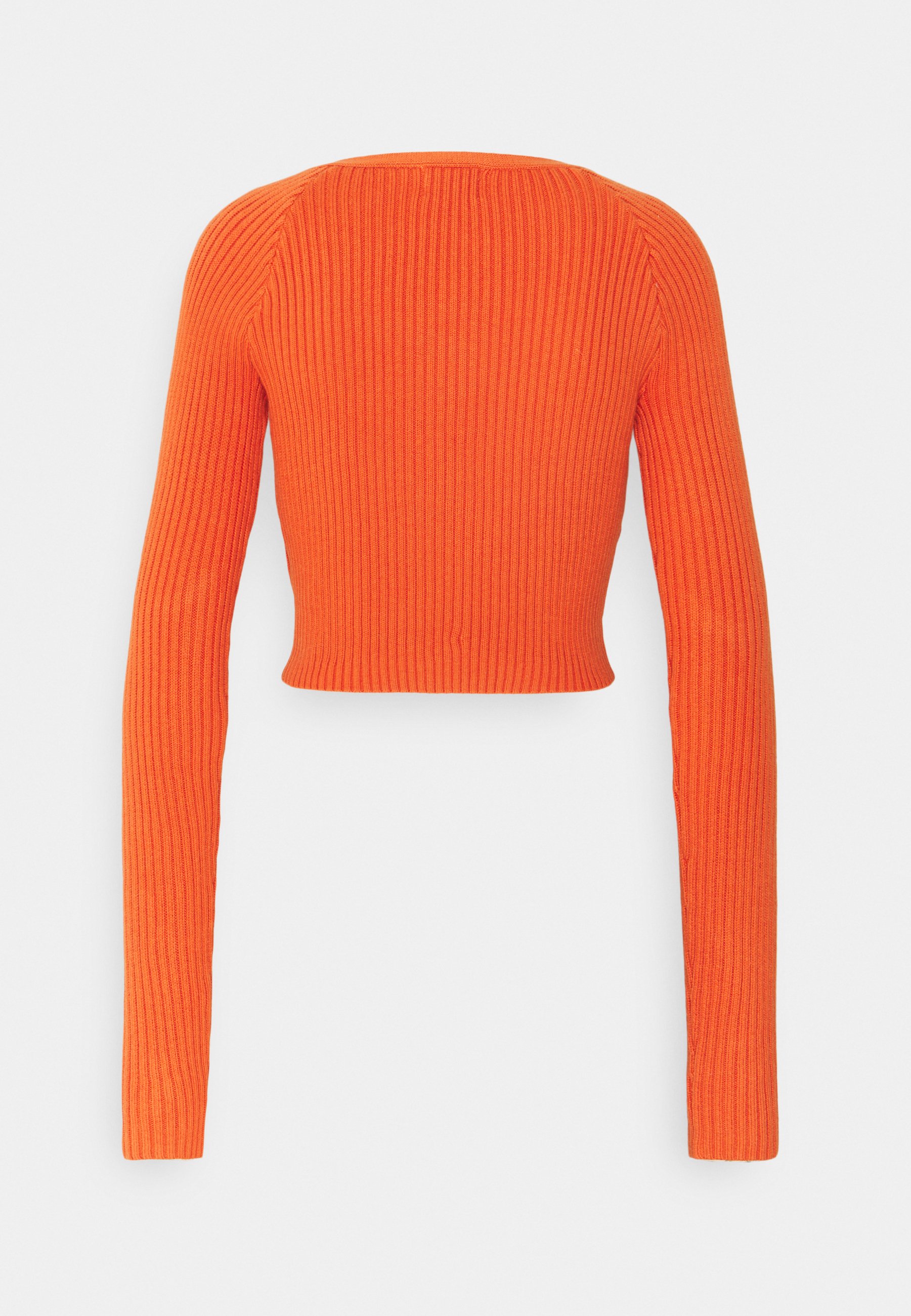 ladies orange cardigan uk