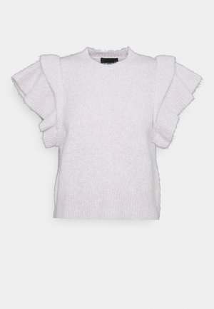 PCFRILL O-NECK VEST - Stickad tröja - lavender