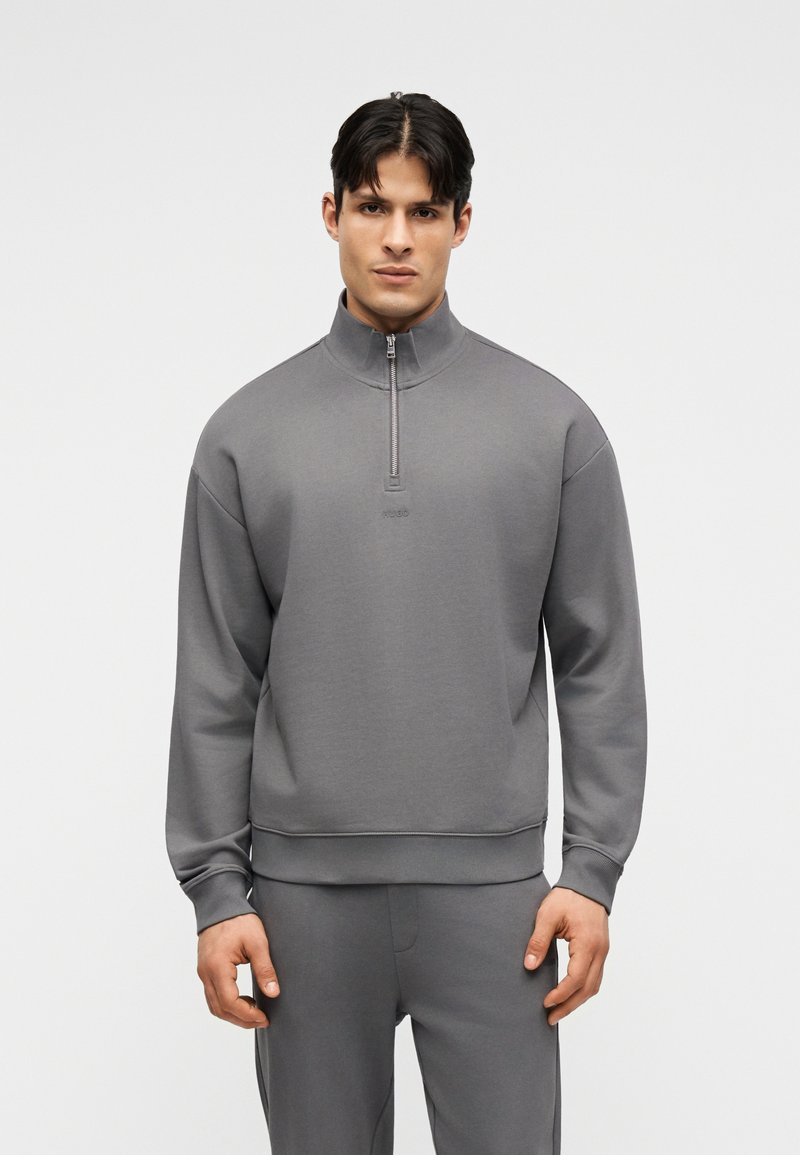 Boss Sweatshirt Salbo Iconic 50456419 Gris Slim Fit