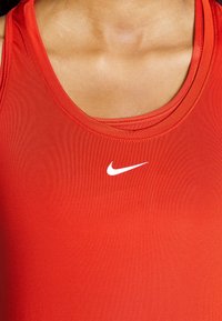 Nike Performance ONE SLIM TANK - Top - cinnabar/white