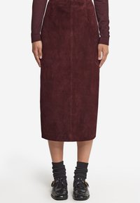 Falconeri Pencil skirt - bordeaux ruby