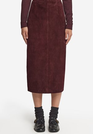 Pennkjol - bordeaux ruby