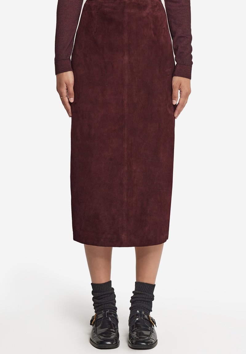 Falconeri Pencil skirt - bordeaux ruby