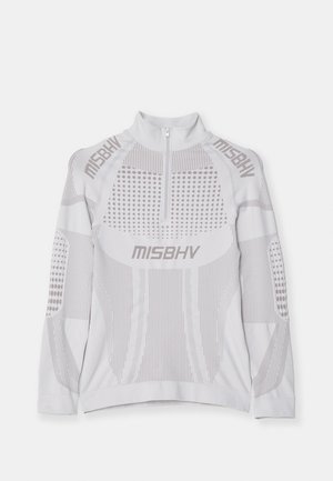 MISBHV SPORT EUROPA QUARTER ZIP LONGSLEEVE UNISEX - Longsleeve - light grey