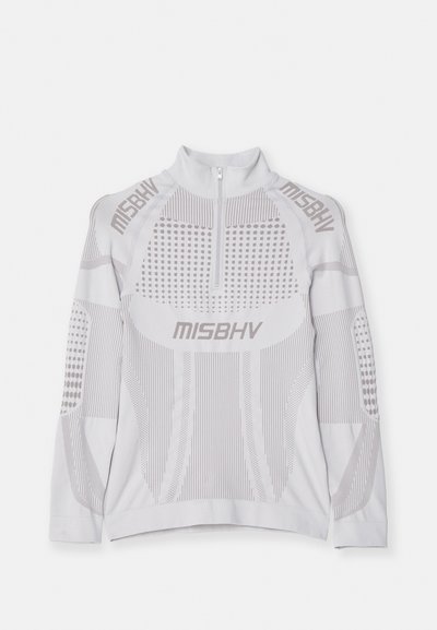 MISBHV SPORT EUROPA QUARTER ZIP LONGSLEEVE UNISEX - Μπλούζα με μακριά μανίκια - light grey