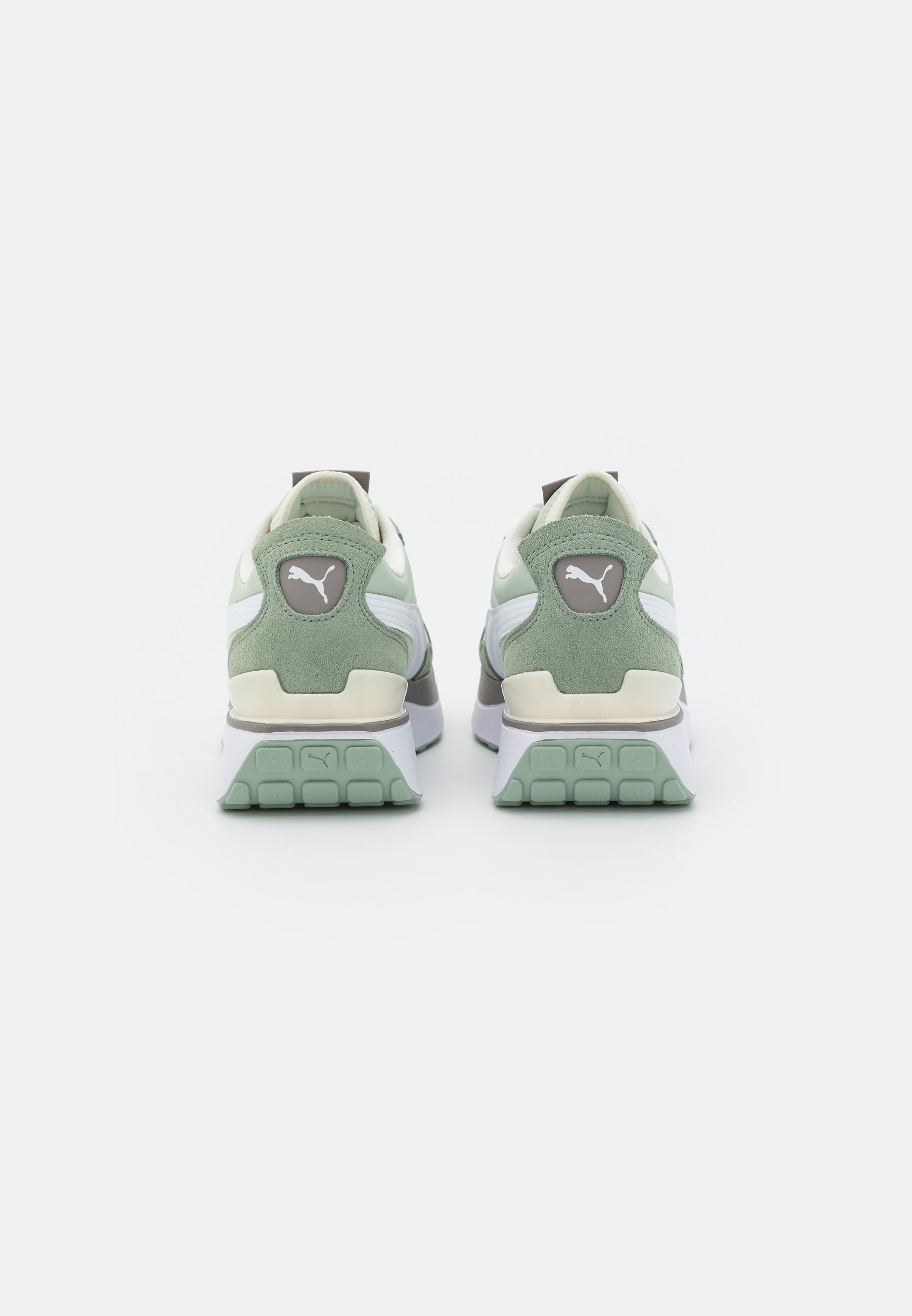 Puma CRUISE RIDER ROAD - Sneakers laag - white/green/groen - Zalando.nl