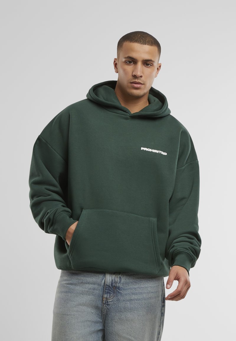 PROHIBITED - Hoodie - britishracinggreen, Enlarge