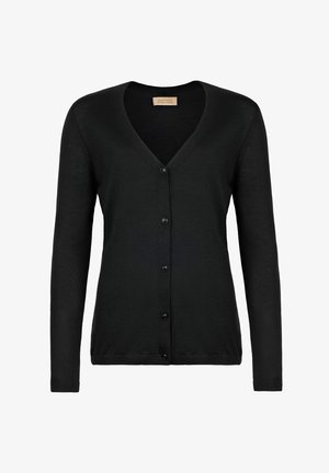 Falconeri, ULTRAFINE V-NECK - Cardigan - Black