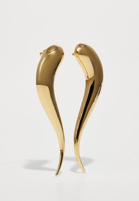 NAIL TWIST EARRINGS - Cercei - gold-coloured