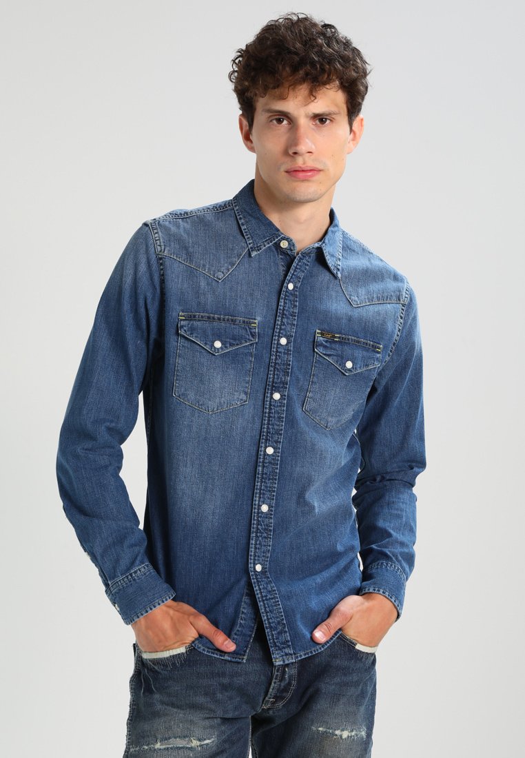 Lee - WESTERN SLIM FIT - Hemd - blue stance, Vergrößern