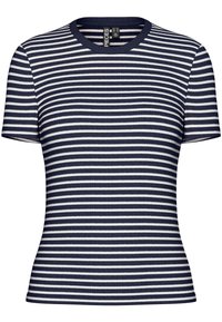 PCSOFFI BABY TEE - Tricou cu imprimeu - maritime blue/cloud dancer