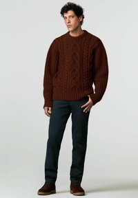 Meyer DUBLIN in Regular Fit - Chino - dunkelblau